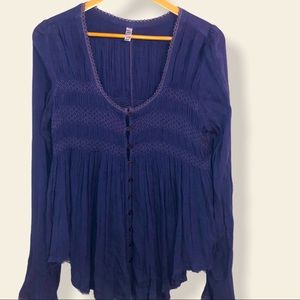 Free People blue top